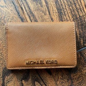 Micheal Kors Leather Compact Wallet